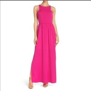 NWT Chelsea28 Magenta Pink Maxi Dress
